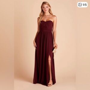 NWT Birdy Grey Grace Convertible Dress in Cabernet
